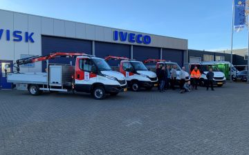 Gemeente Beverwijk - 4 x Iveco Daily + Twisk laadbak